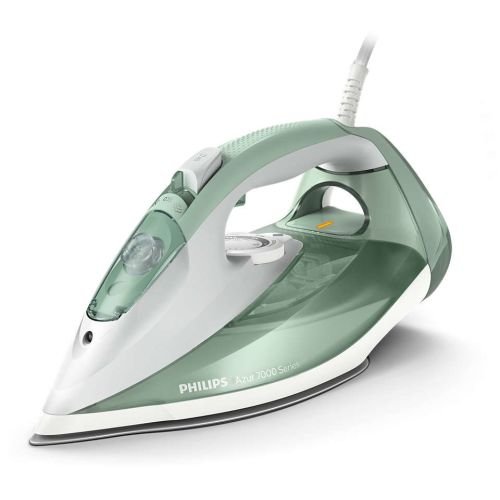 Philips 7000 series DST7012/70 iron Steam iron SteamGlide Plus soleplate 2600 W Green, Grey (DST7012/70)