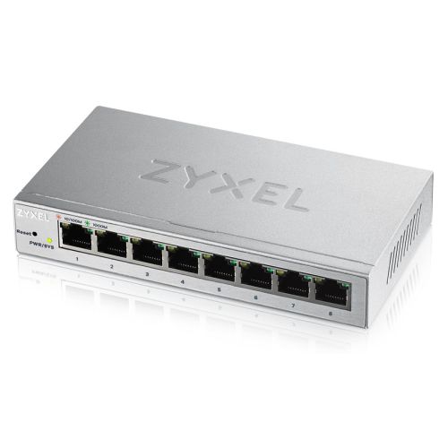 Zyxel GS1200-8 Managed Gigabit Ethernet (10/100/1000) Silver (GS1200-8-EU0101F)