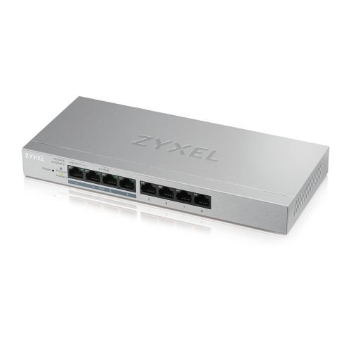 Zyxel GS1200-8HP v2 Managed Gigabit Ethernet (10/100/1000) Power over Ethernet (PoE) Grey (GS1200-8HPV2-EU0101F)