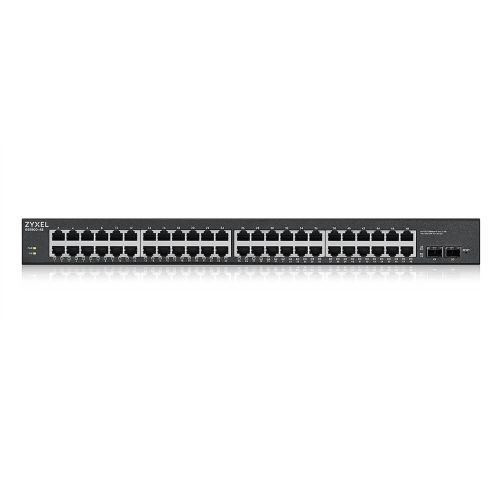 Zyxel GS1900-48HPv2 Managed L2 Gigabit Ethernet (10/100/1000) Power over Ethernet (PoE) Black (GS190048HPV2-EU0101F)