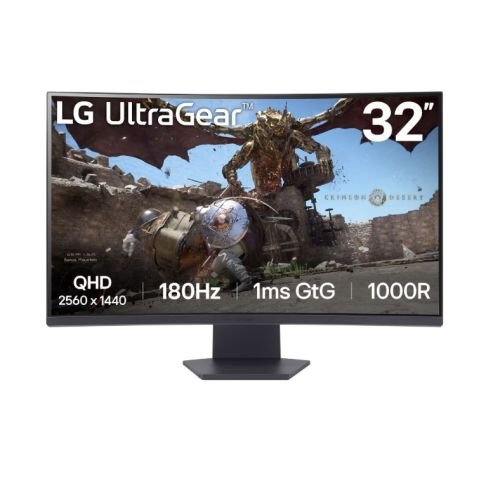 LG 32GS60QC-B computer monitor 80 cm (31.5") 2560 x 1440 pixels Quad HD Black (32GS60QC-B)